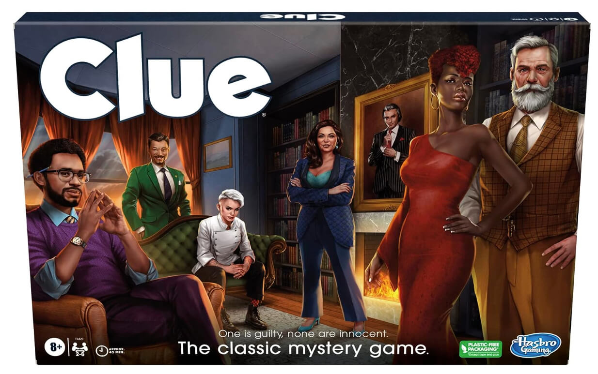 Clue Hasbro Gaming Board