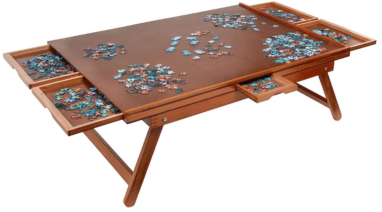 Jumbl 1500-piece Puzzle Table