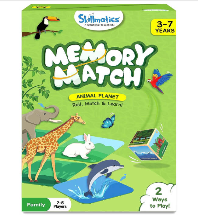 Memory Match Animal Planet Board Game